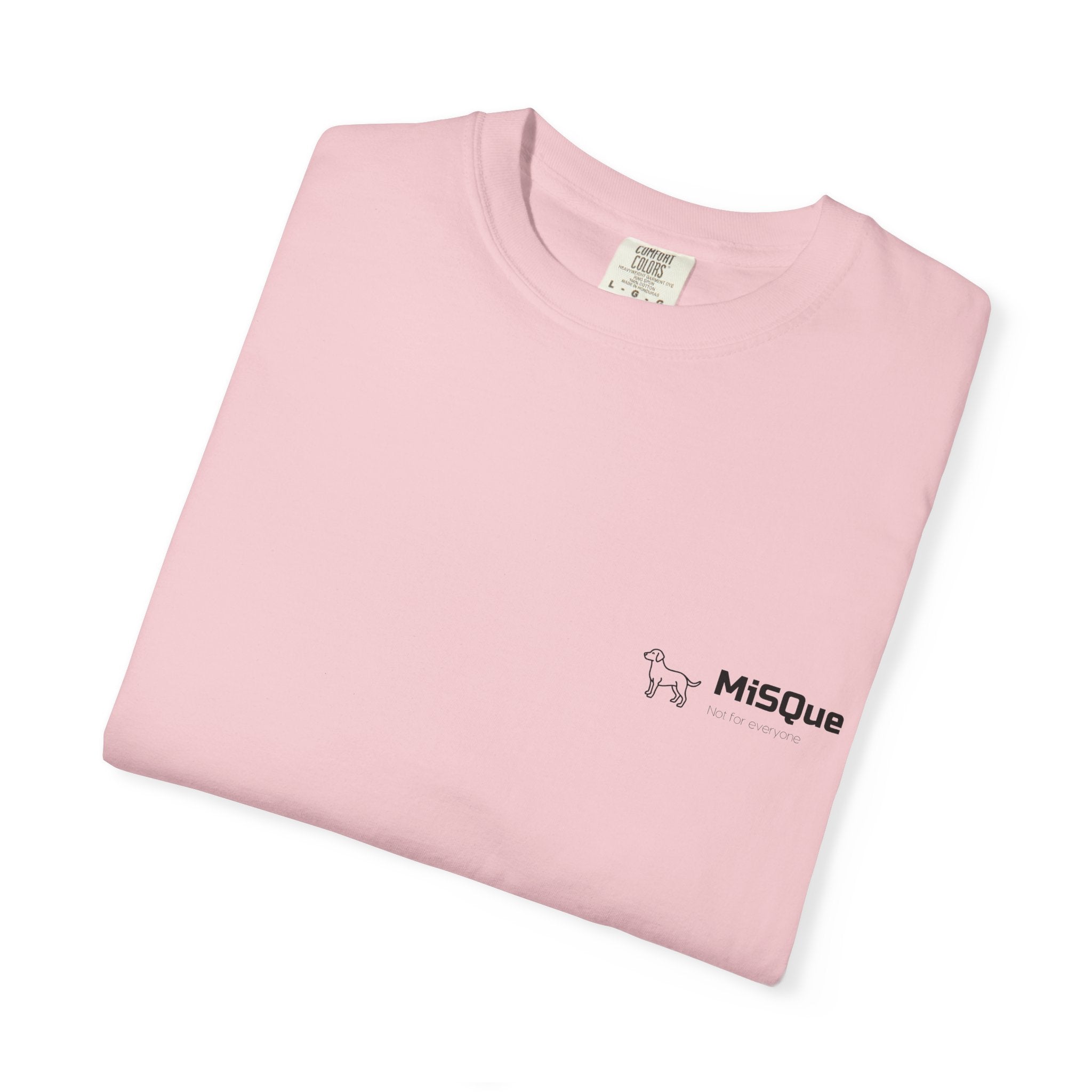 MiSQue Mountain Horizon T-shirt chest logo detail