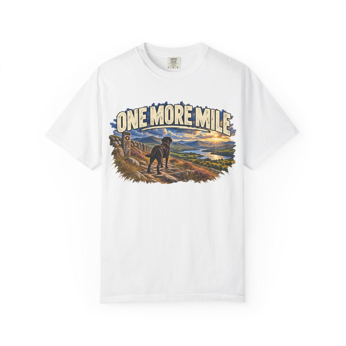 MiSQue Walk First — One More Mile Labrador T-Shirt