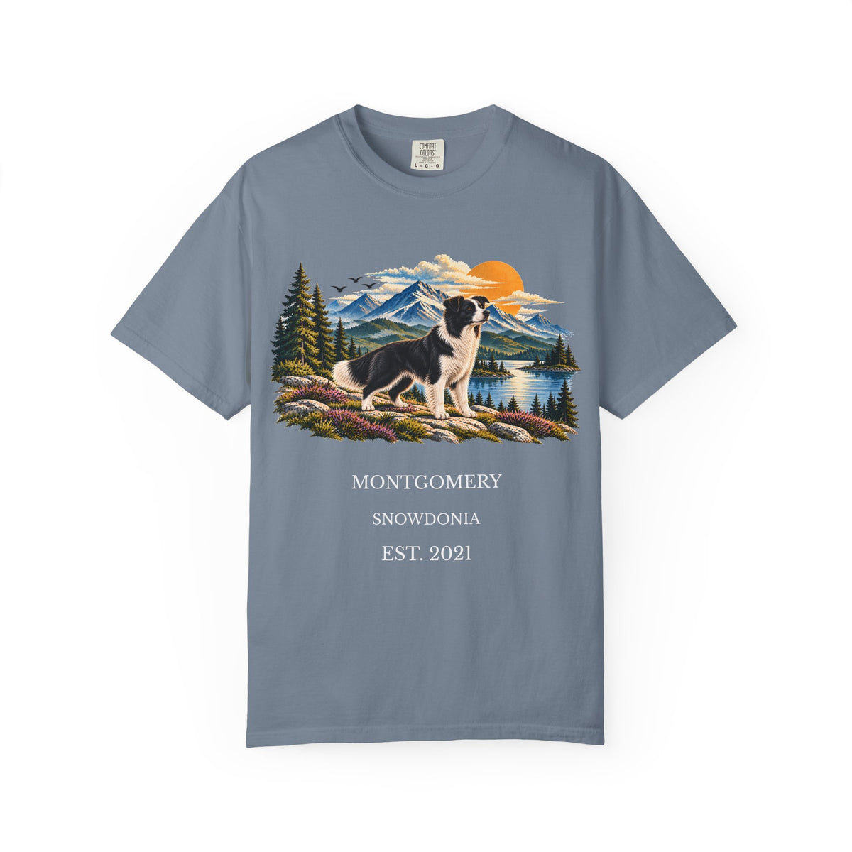 Personalised Horizon Dog T-Shirt D04