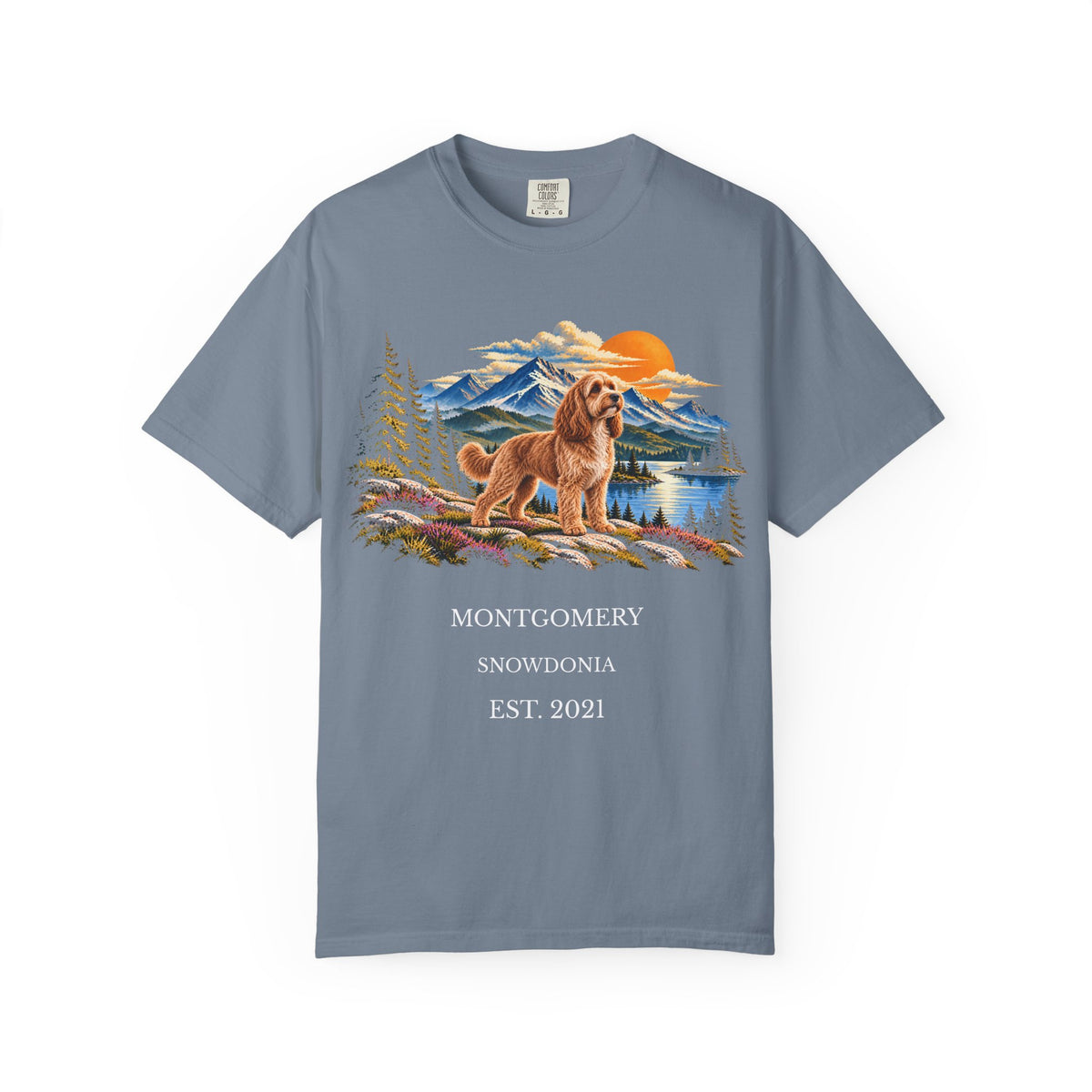 Personalised Horizon Dog T-Shirt D08