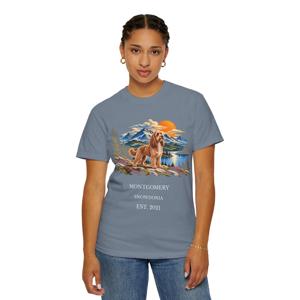 Personalised Horizon Dog T-Shirt D08