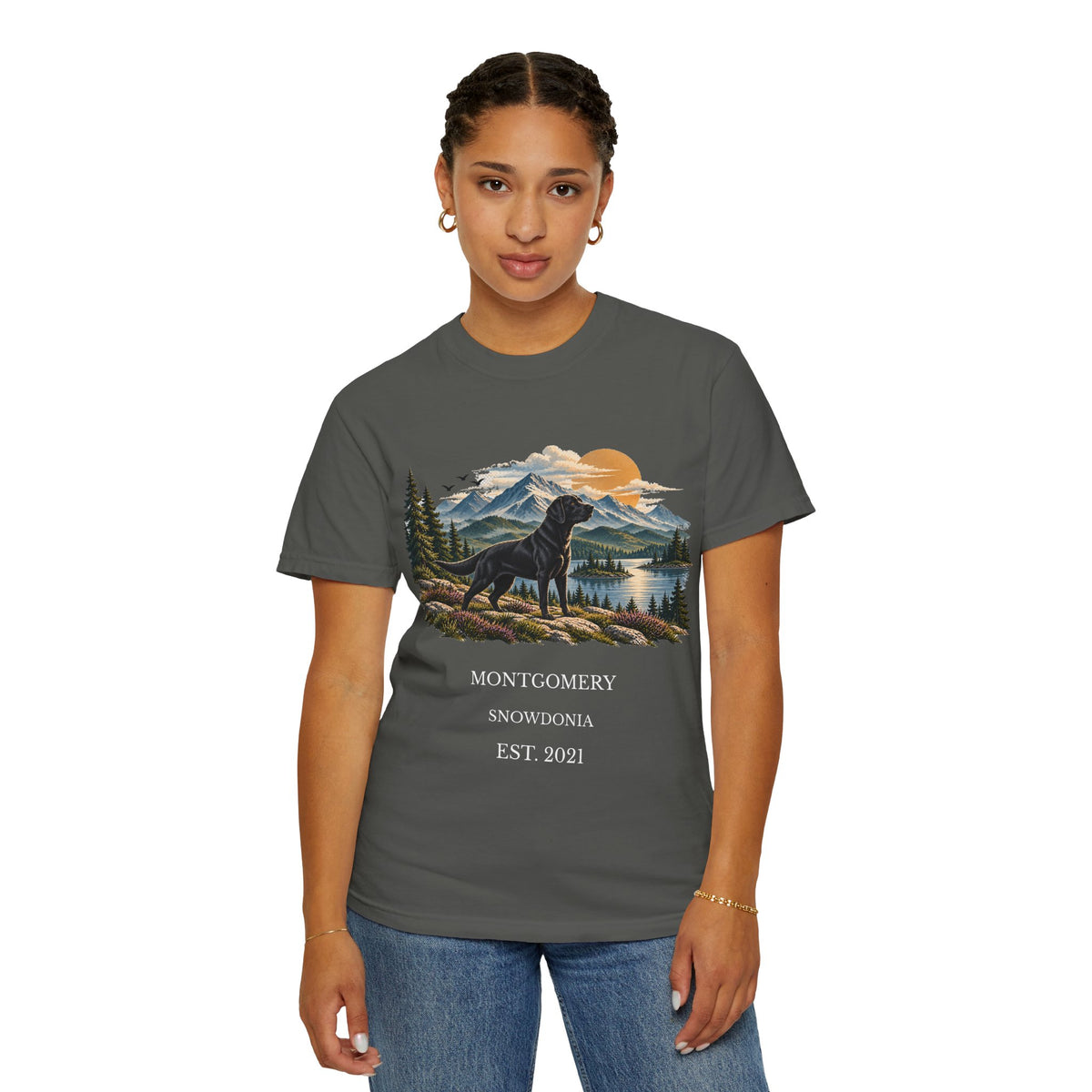 Personalised Horizon Dog T-Shirt D01