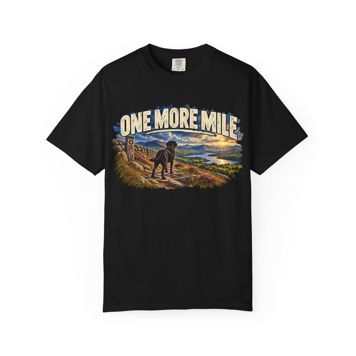 MiSQue Walk First — One More Mile Labrador T-Shirt