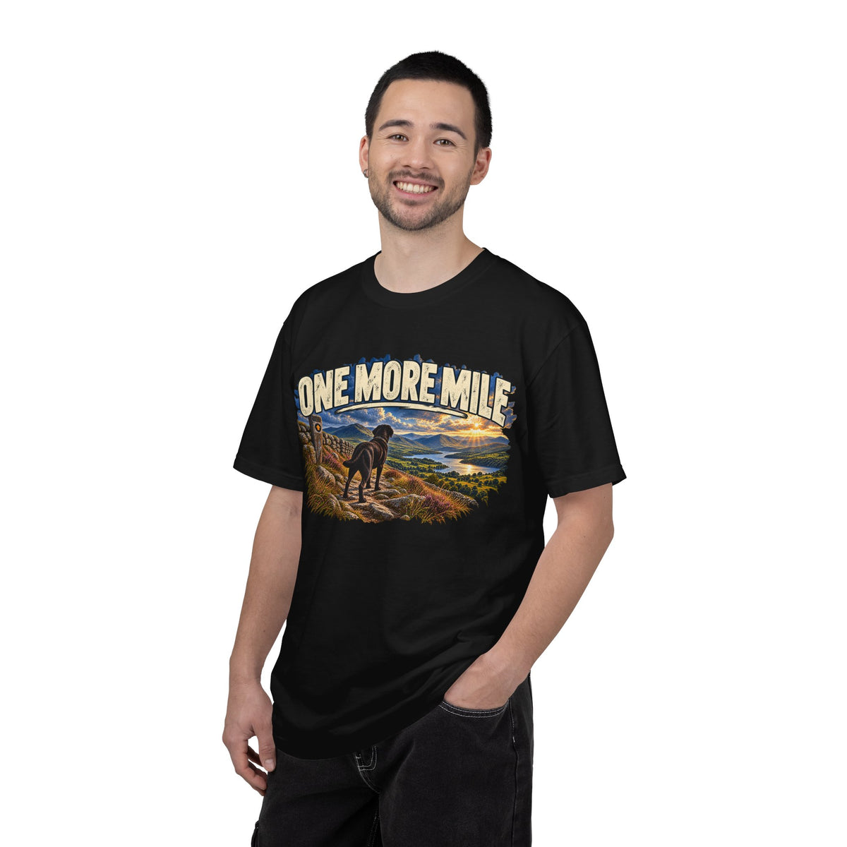 MiSQue Walk First — One More Mile Labrador T-Shirt