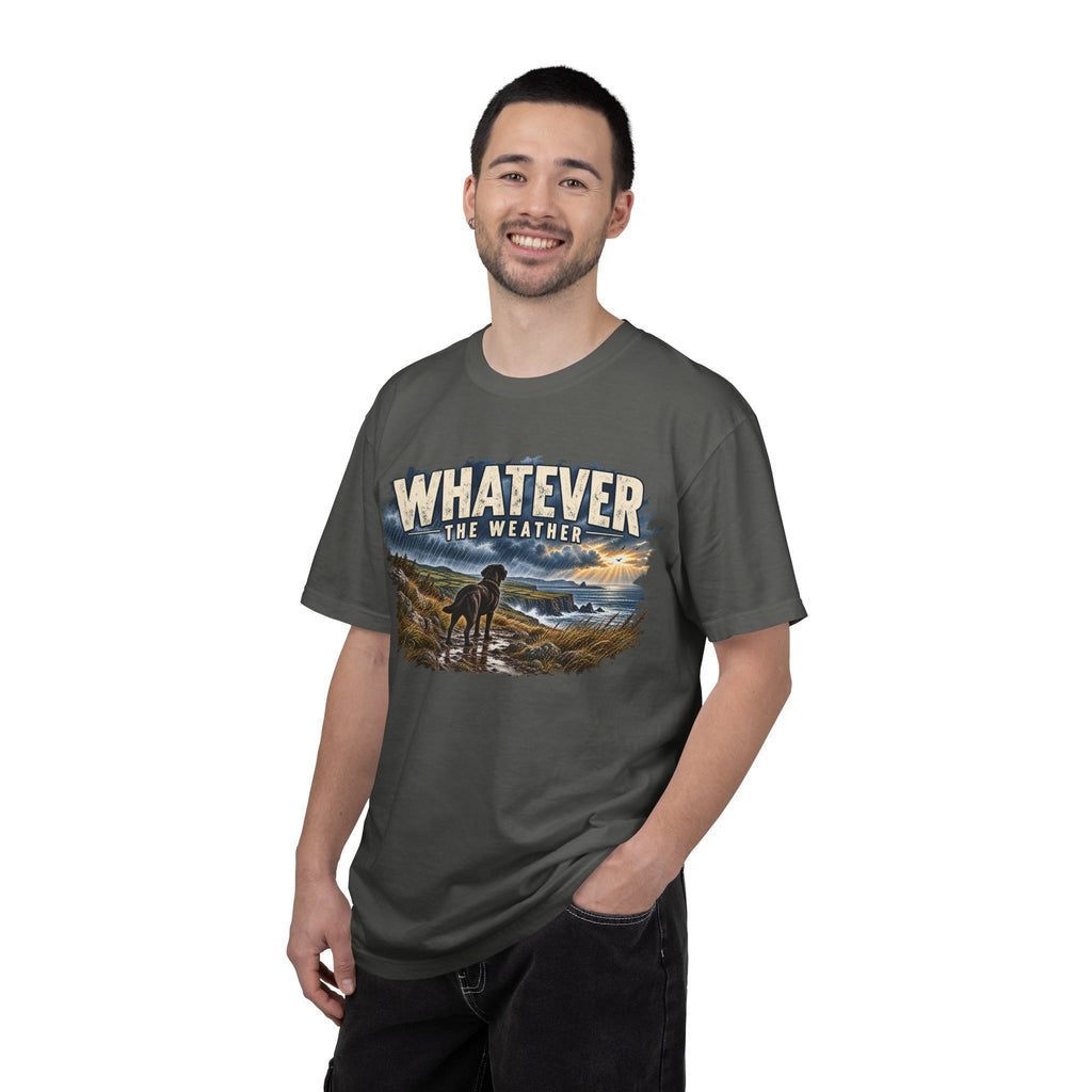 MiSQue Walk First — Whatever the Weather Labrador T-Shirt