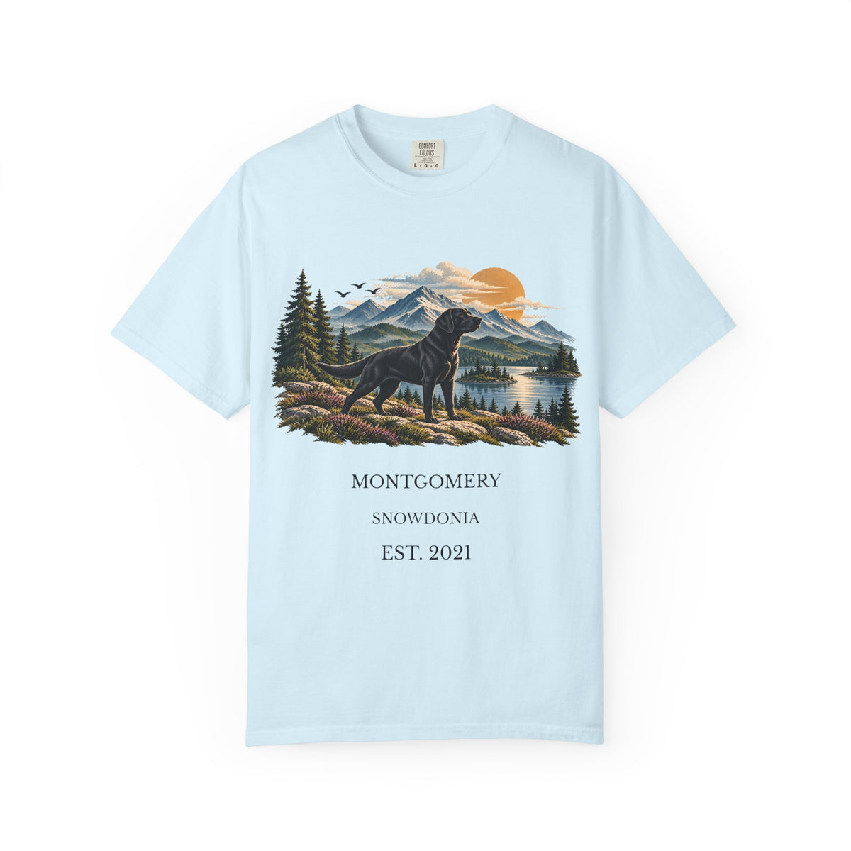 Personalised Horizon Dog T-Shirt D01