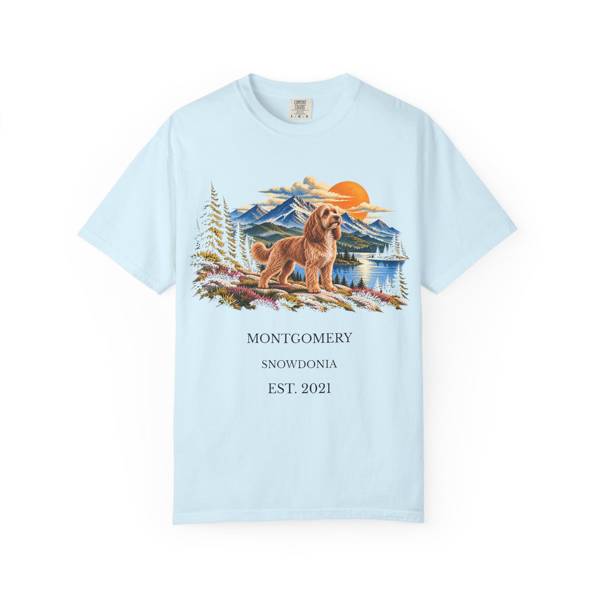 Personalised Horizon Dog T-Shirt D08