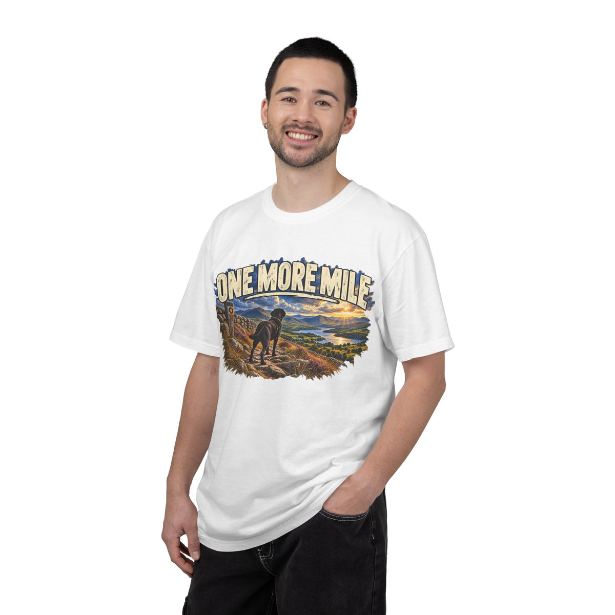 MiSQue Walk First — One More Mile Labrador T-Shirt