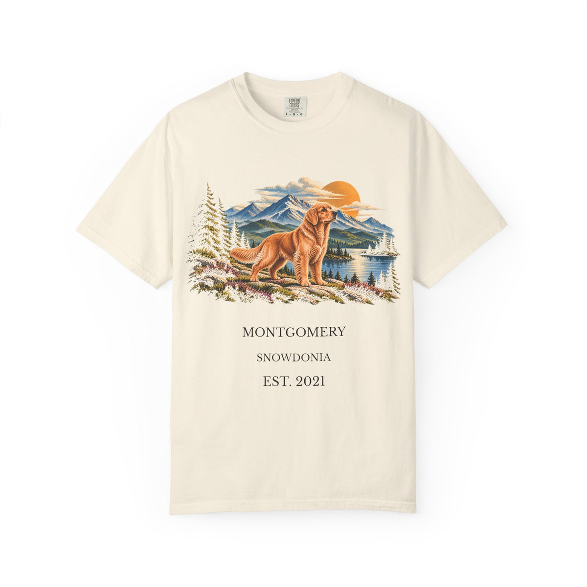 Personalised Horizon Dog T-Shirt D03