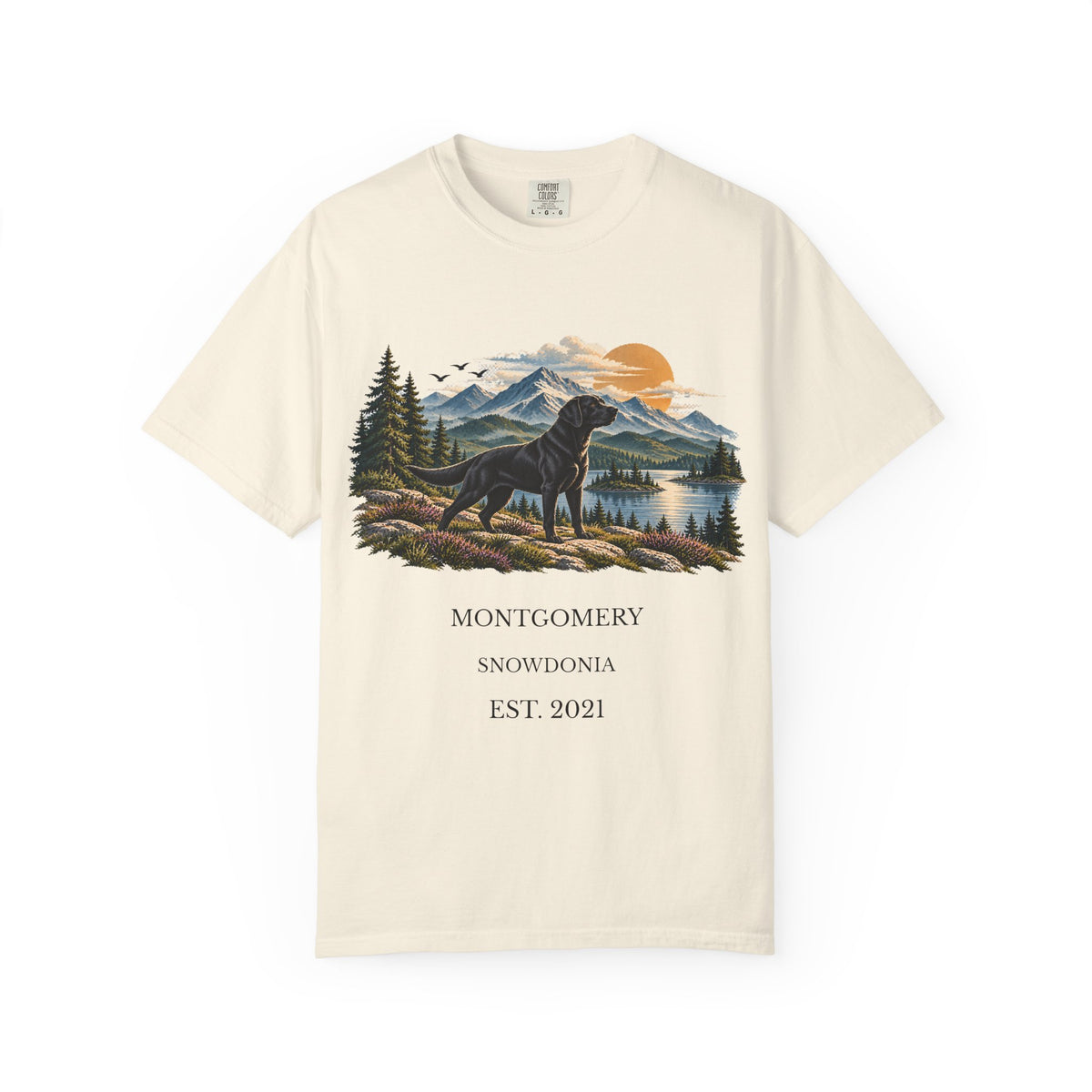 Personalised Horizon Dog T-Shirt D01