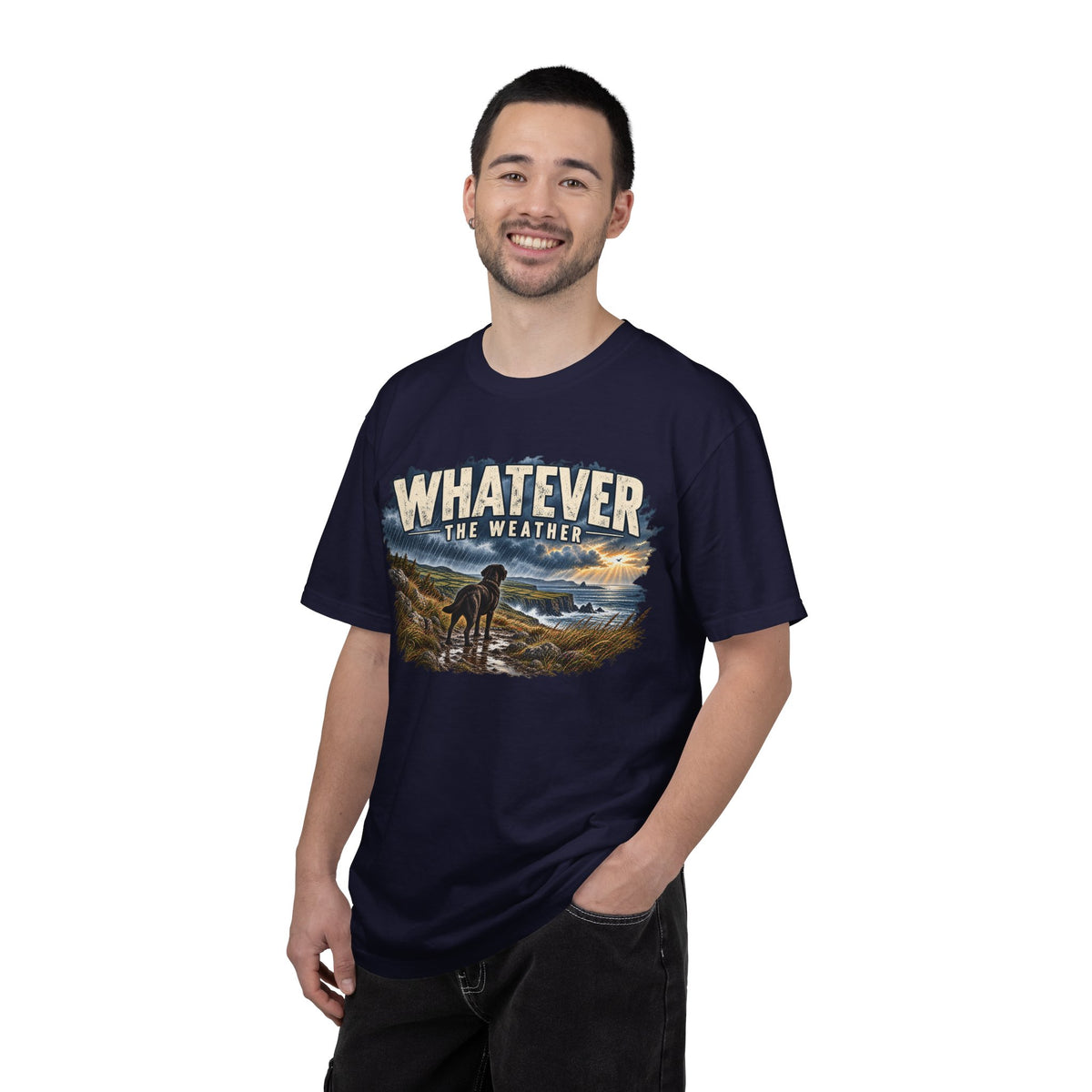 MiSQue Walk First — Whatever the Weather Labrador T-Shirt