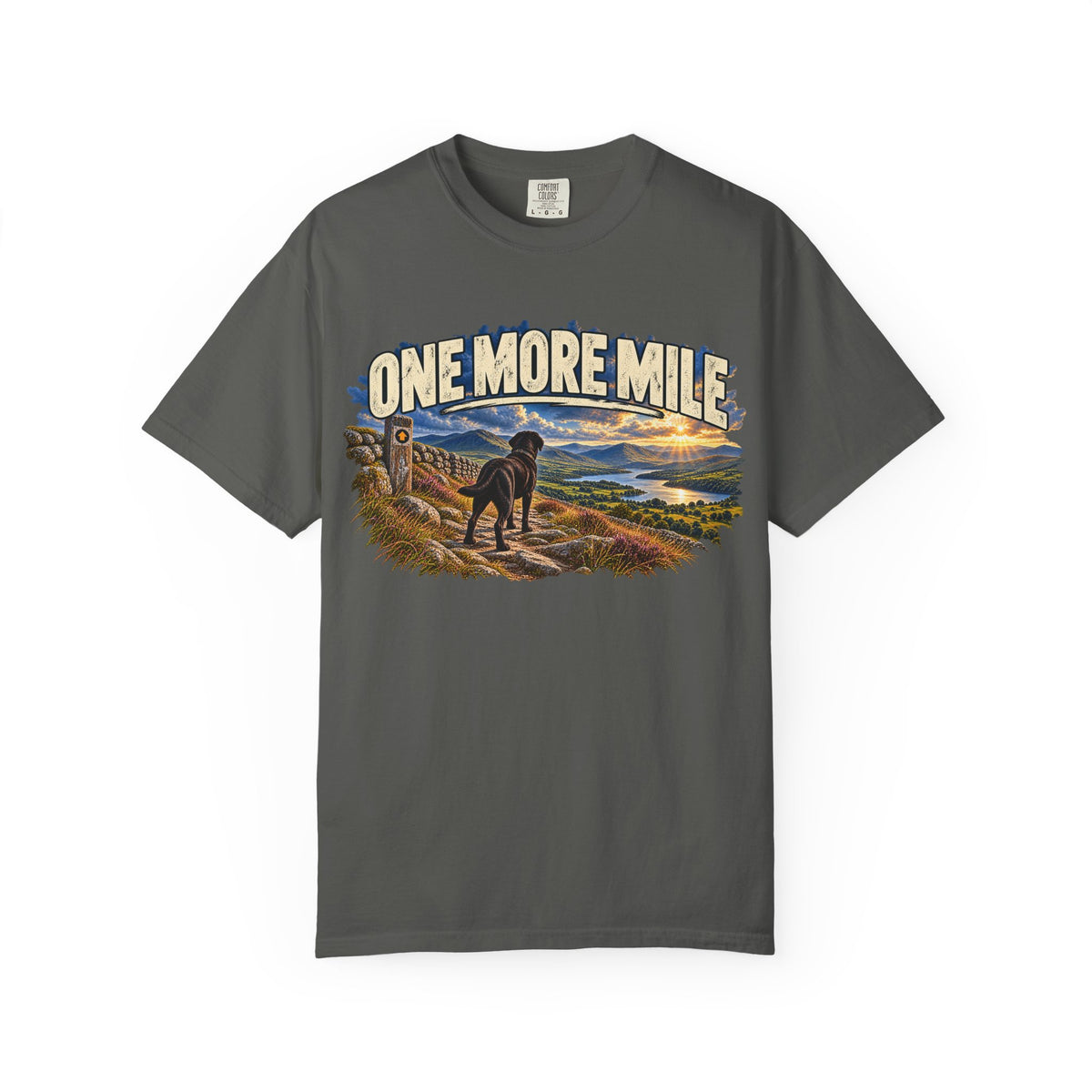 MiSQue Walk First — One More Mile Labrador T-Shirt