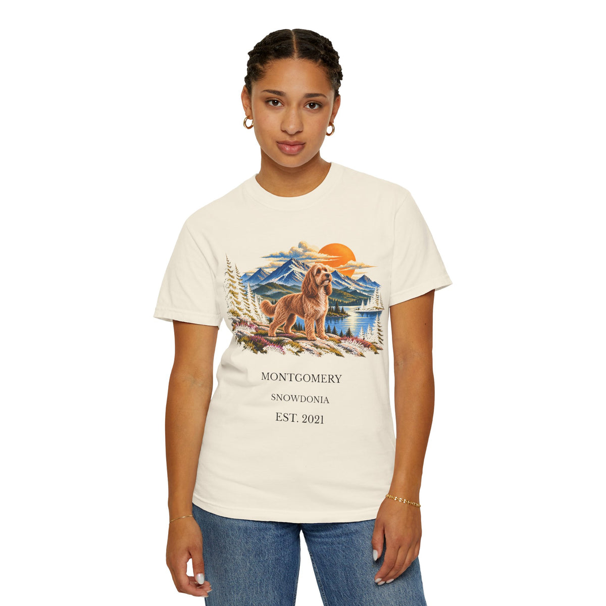 Personalised Horizon Dog T-Shirt D08