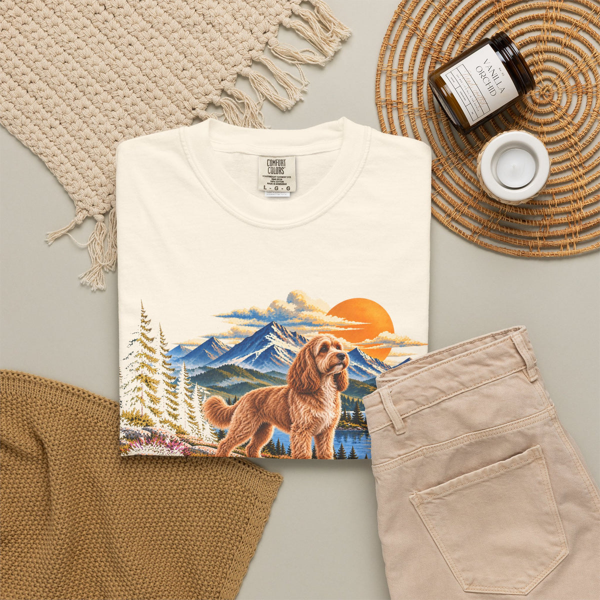 Personalised Horizon Dog T-Shirt D08