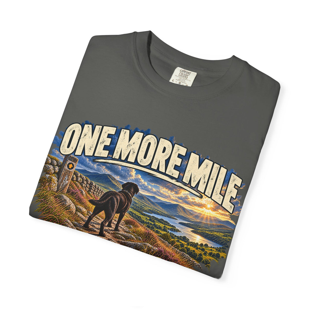 MiSQue Walk First — One More Mile Labrador T-Shirt