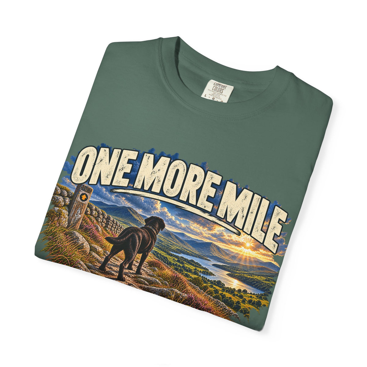 MiSQue Walk First — One More Mile Labrador T-Shirt