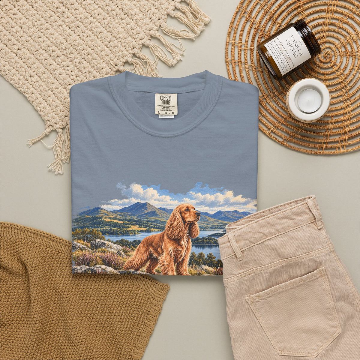 Personalised Horizon Dog T-Shirt D02