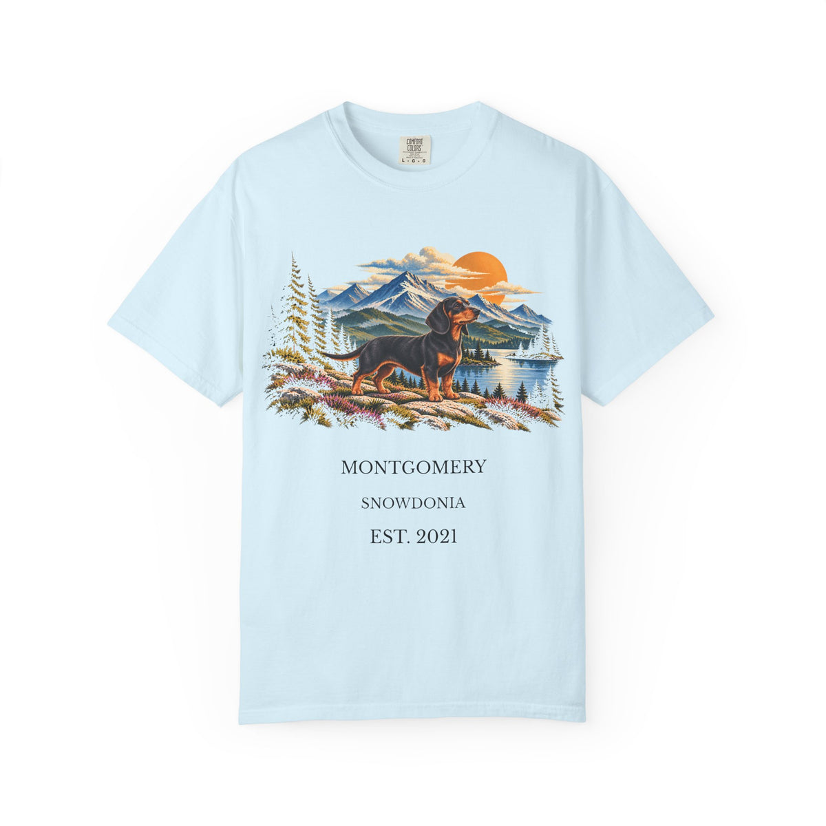 Personalised Horizon Dog T-Shirt D05