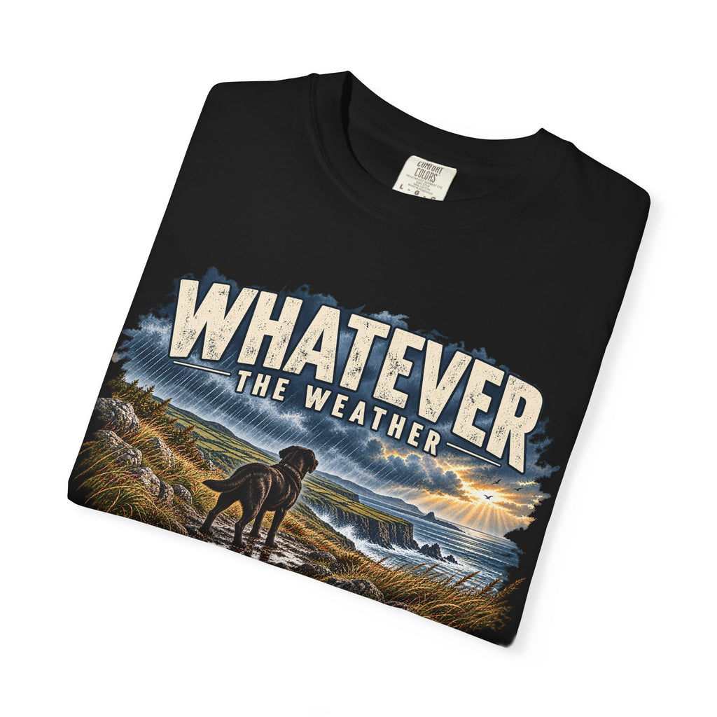 MiSQue Walk First — Whatever the Weather Labrador T-Shirt