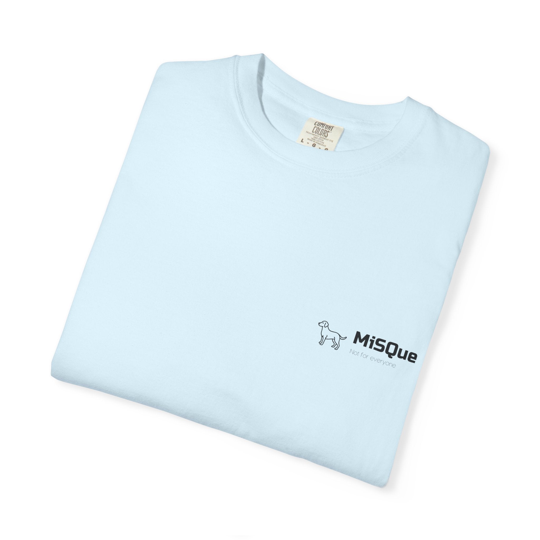 MiSQue Mountain Horizon T-shirt chest logo detail