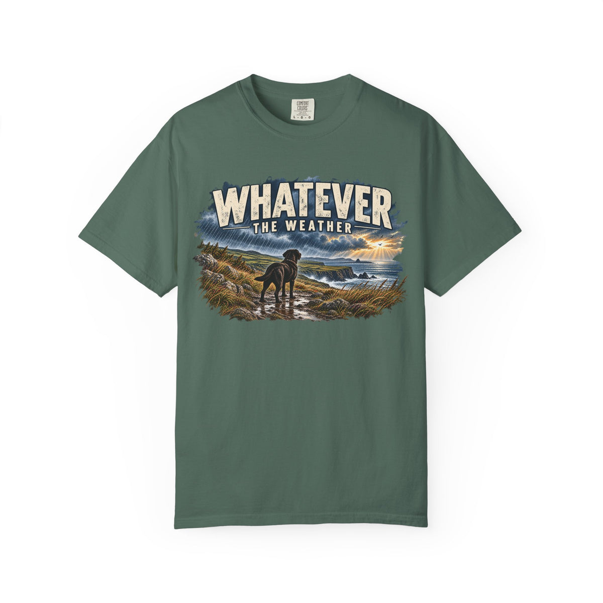 MiSQue Walk First — Whatever the Weather Labrador T-Shirt