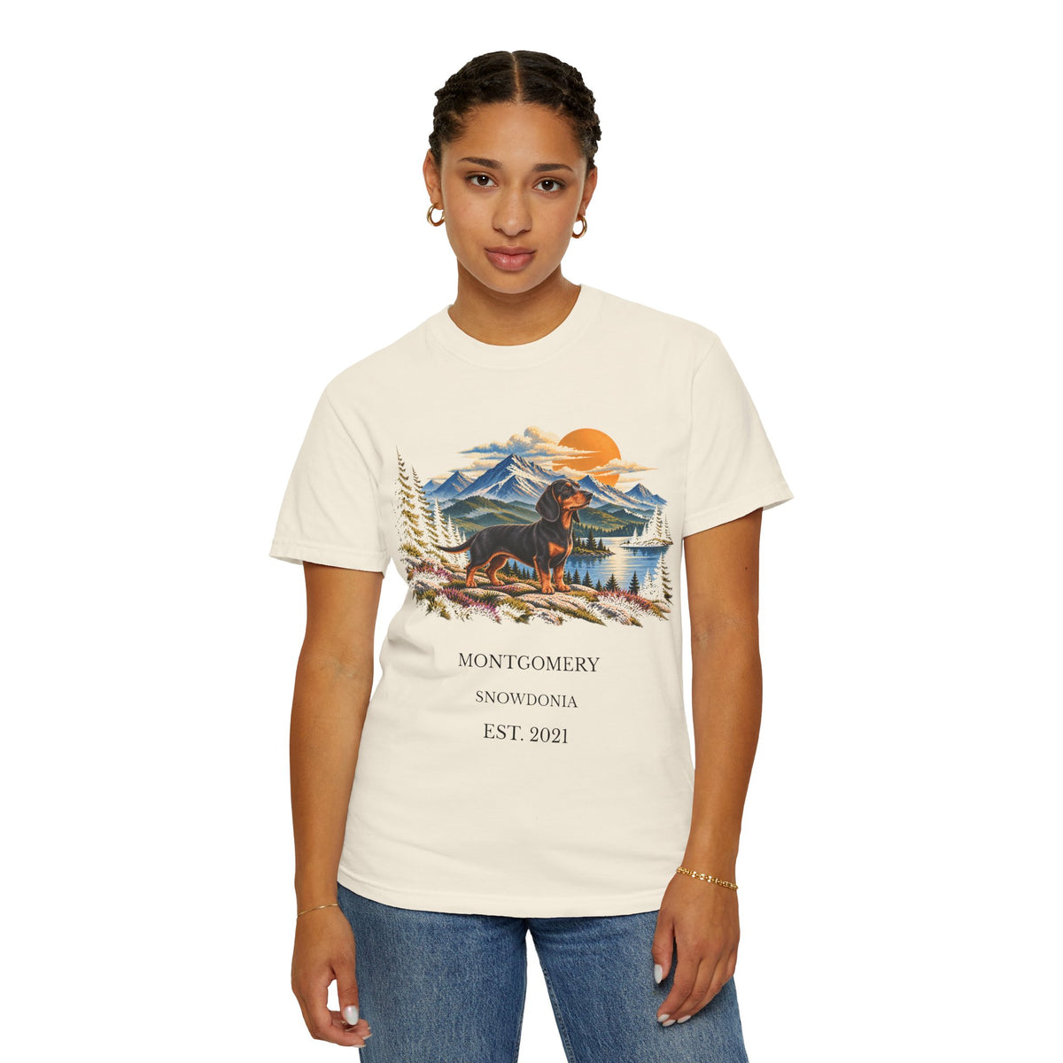 Personalised Horizon Dog T-Shirt D05