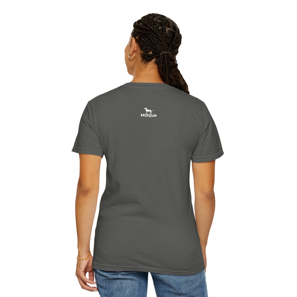 MiSQue Adventure Awaits | Walk First Labrador T-Shirt