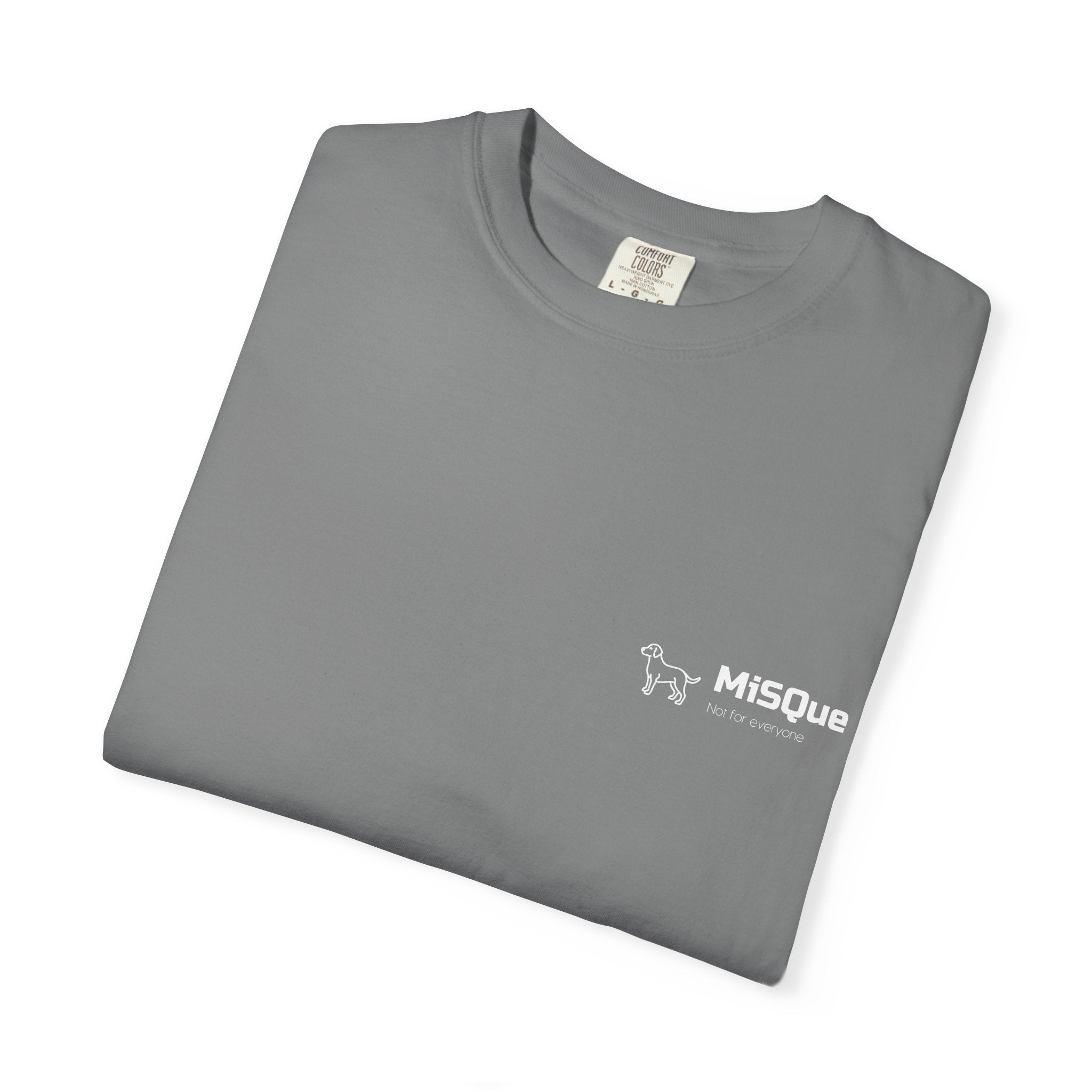 MiSQue Open Horizon T-shirt chest logo detail