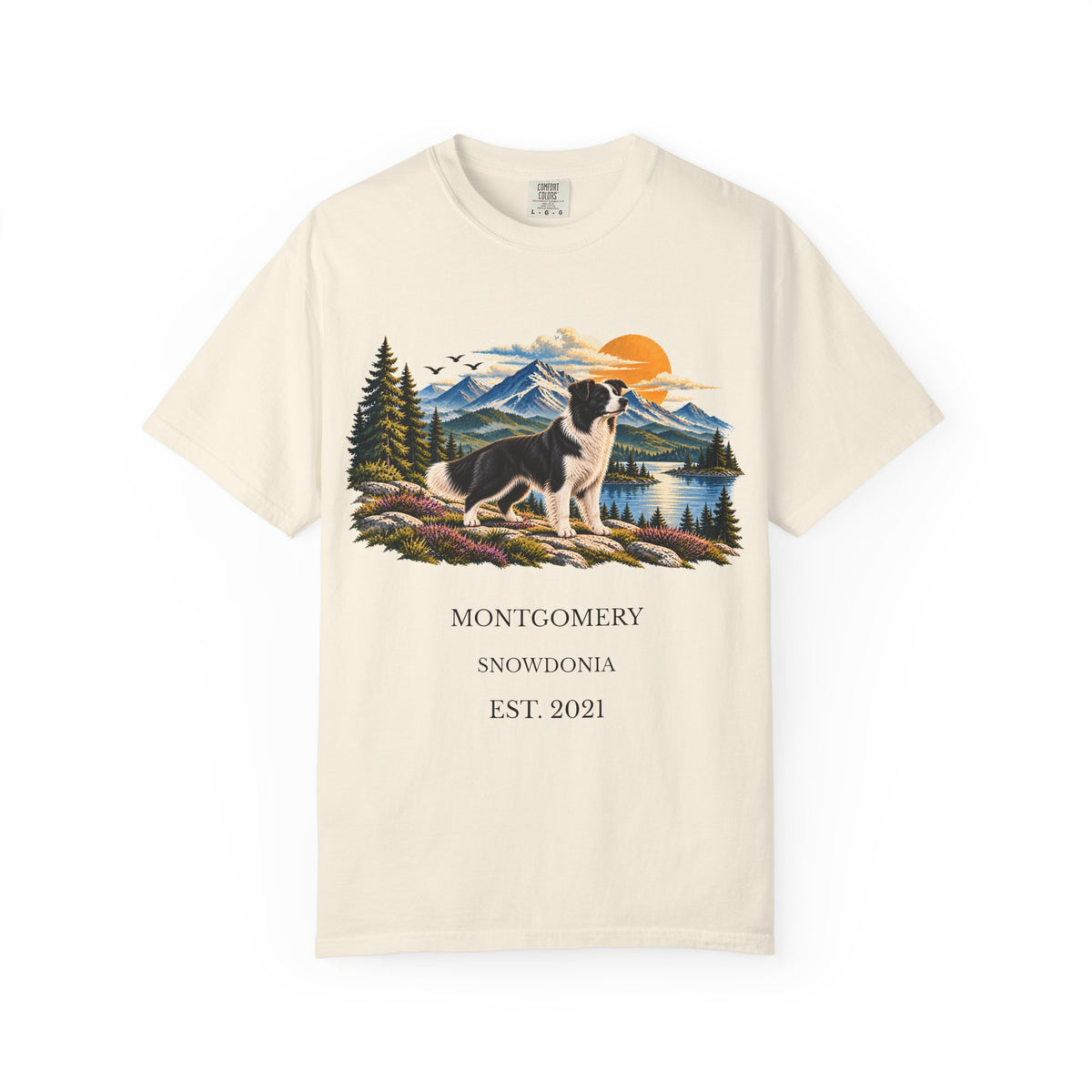 Personalised Horizon Dog T-Shirt D04