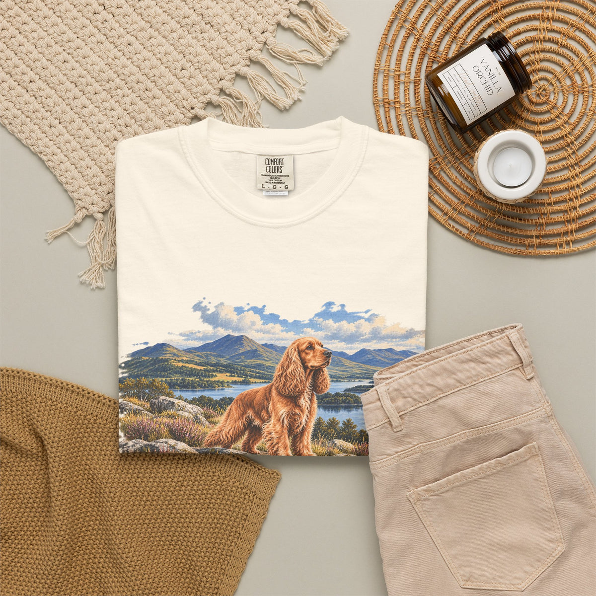 Personalised Horizon Dog T-Shirt D02
