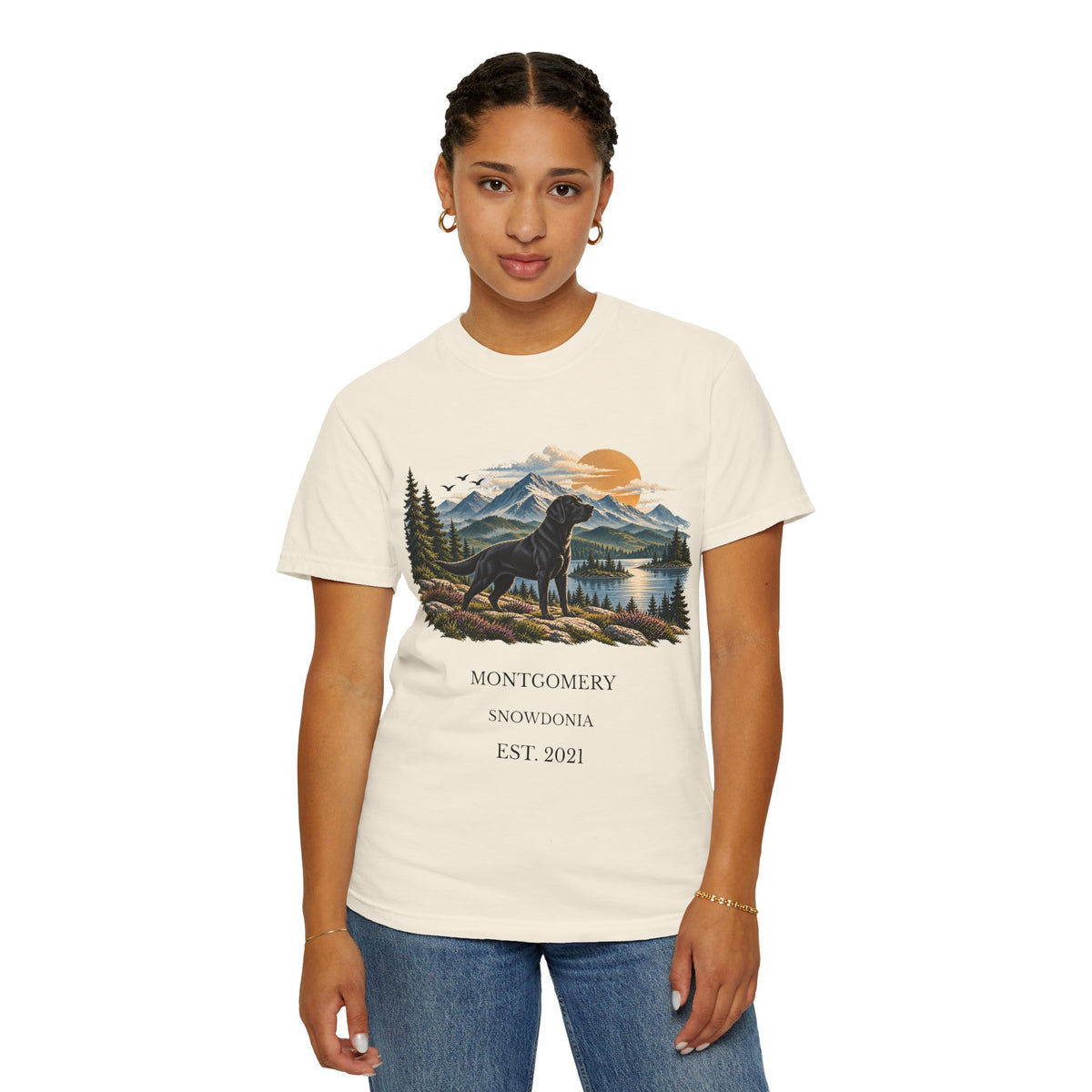 Personalised Horizon Dog T-Shirt D01