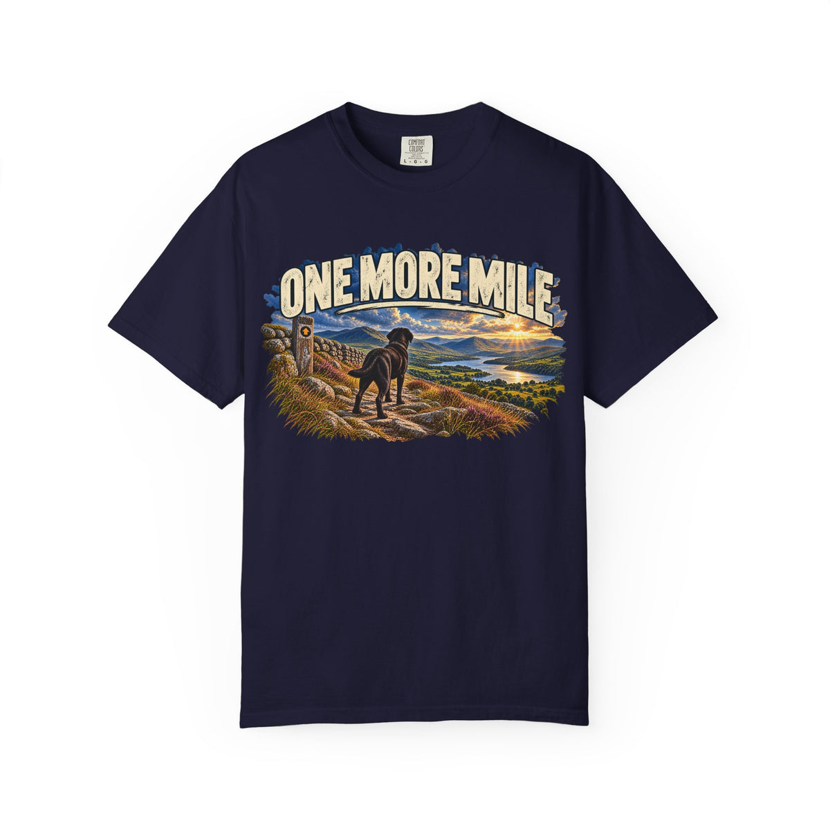 MiSQue Walk First — One More Mile Labrador T-Shirt