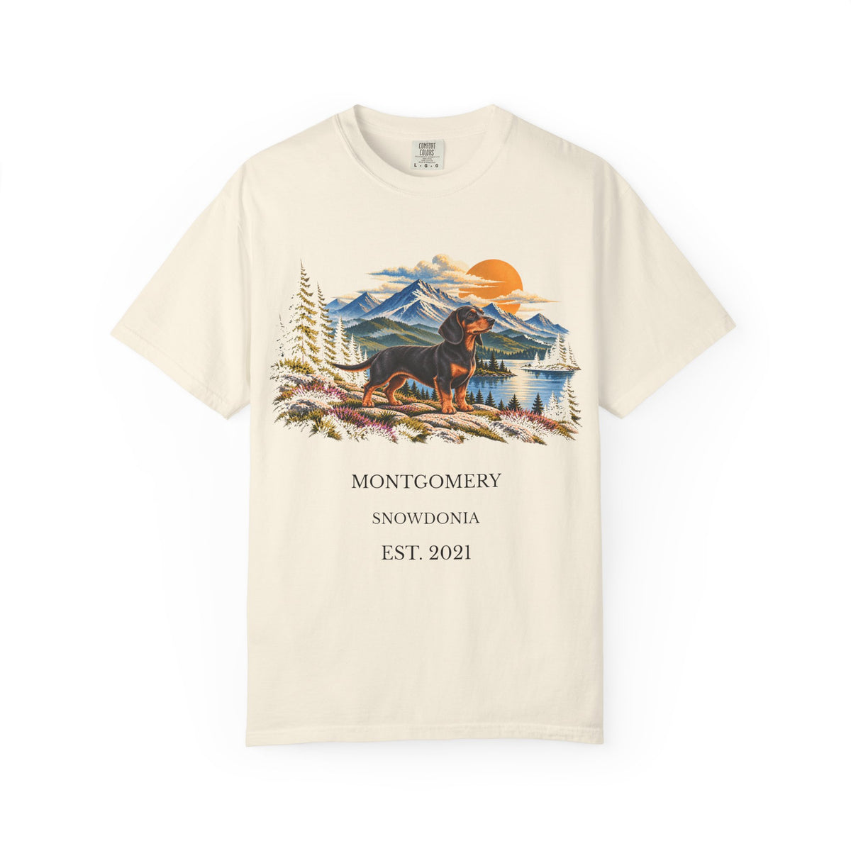 Personalised Horizon Dog T-Shirt D05