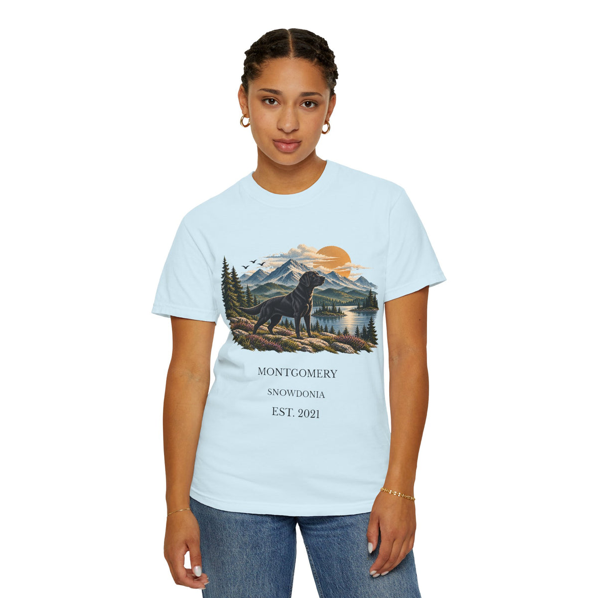 Personalised Horizon Dog T-Shirt D01