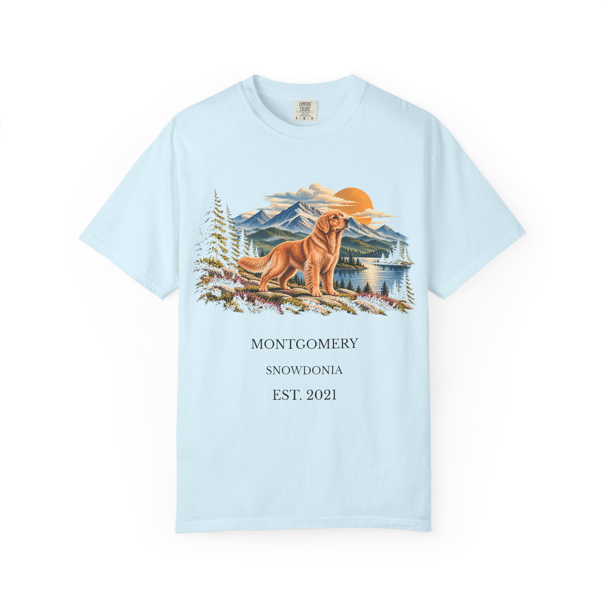 Personalised Horizon Dog T-Shirt D03