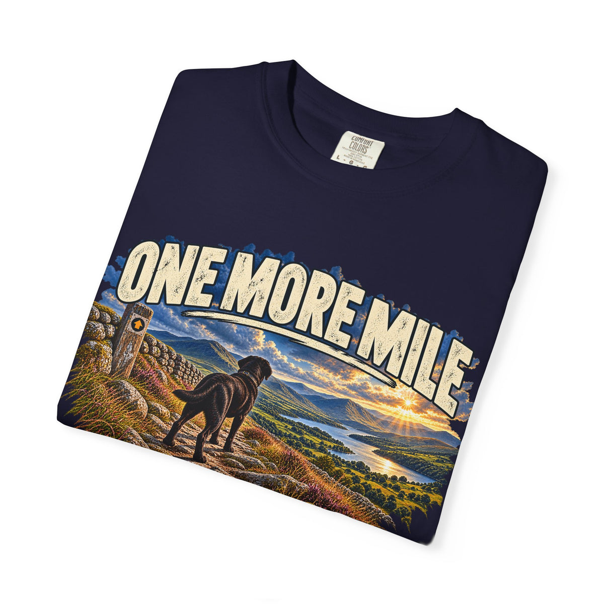 MiSQue Walk First — One More Mile Labrador T-Shirt