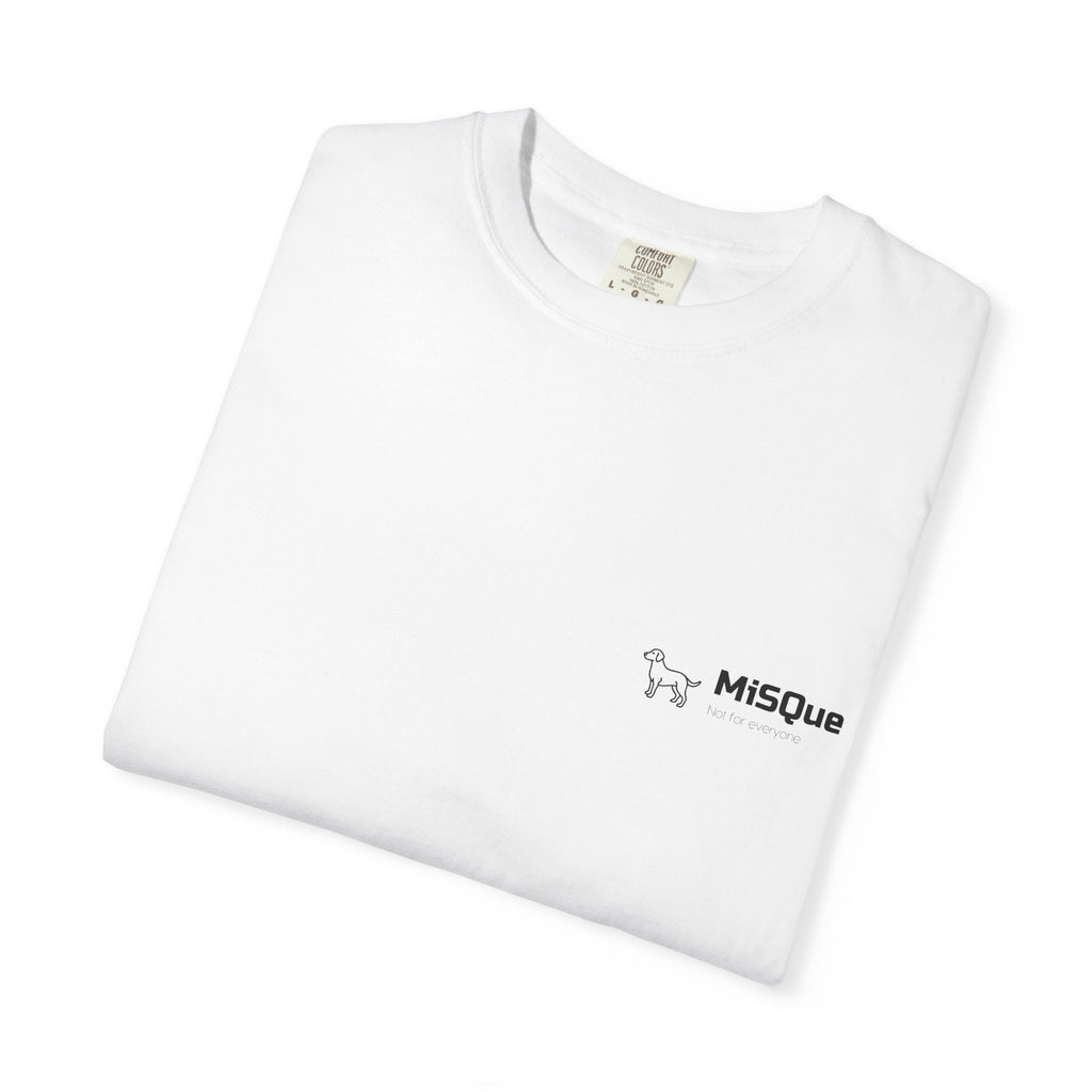 MiSQue Mountain Horizon T-shirt chest logo detail