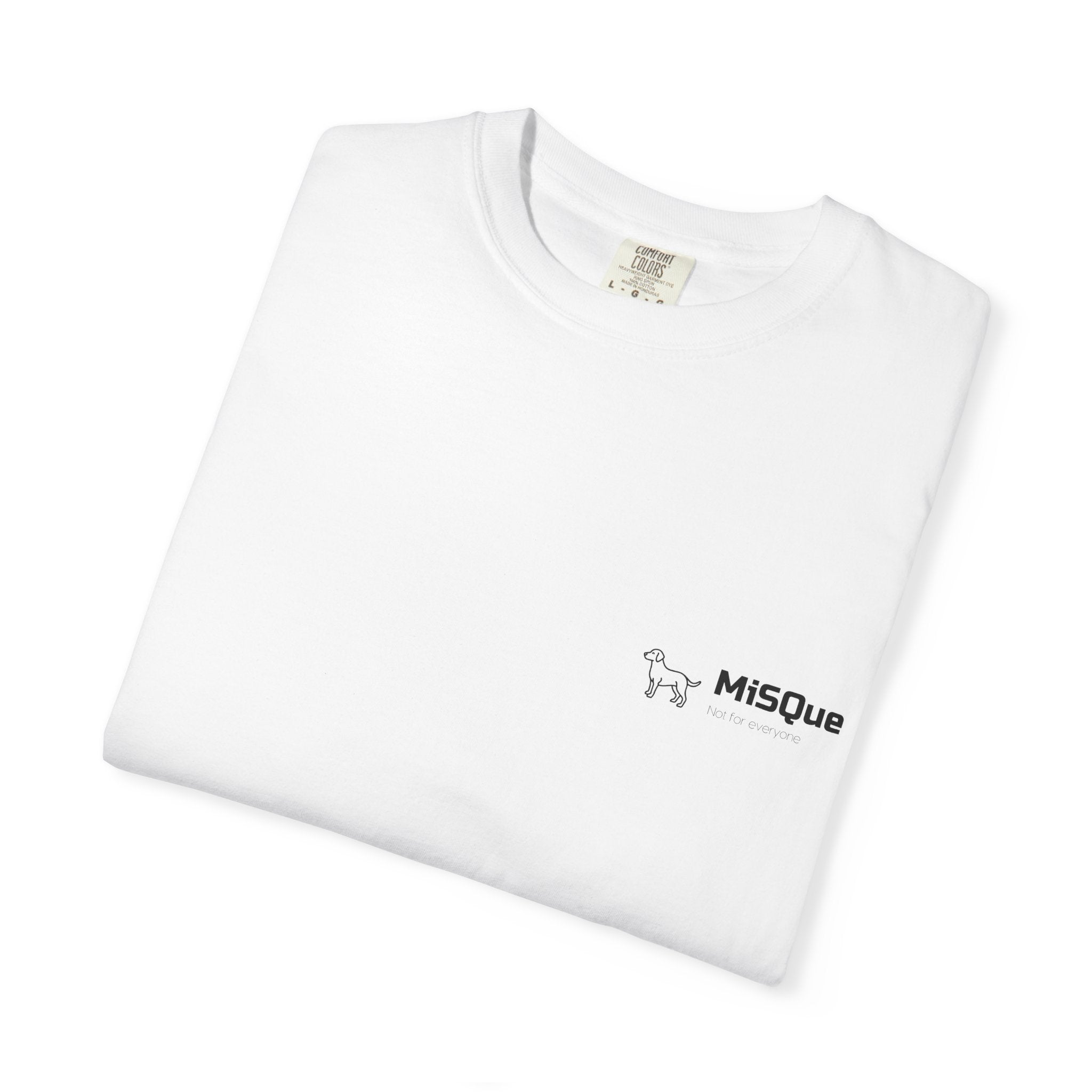 MiSQue Mountain Horizon T-shirt chest logo detail