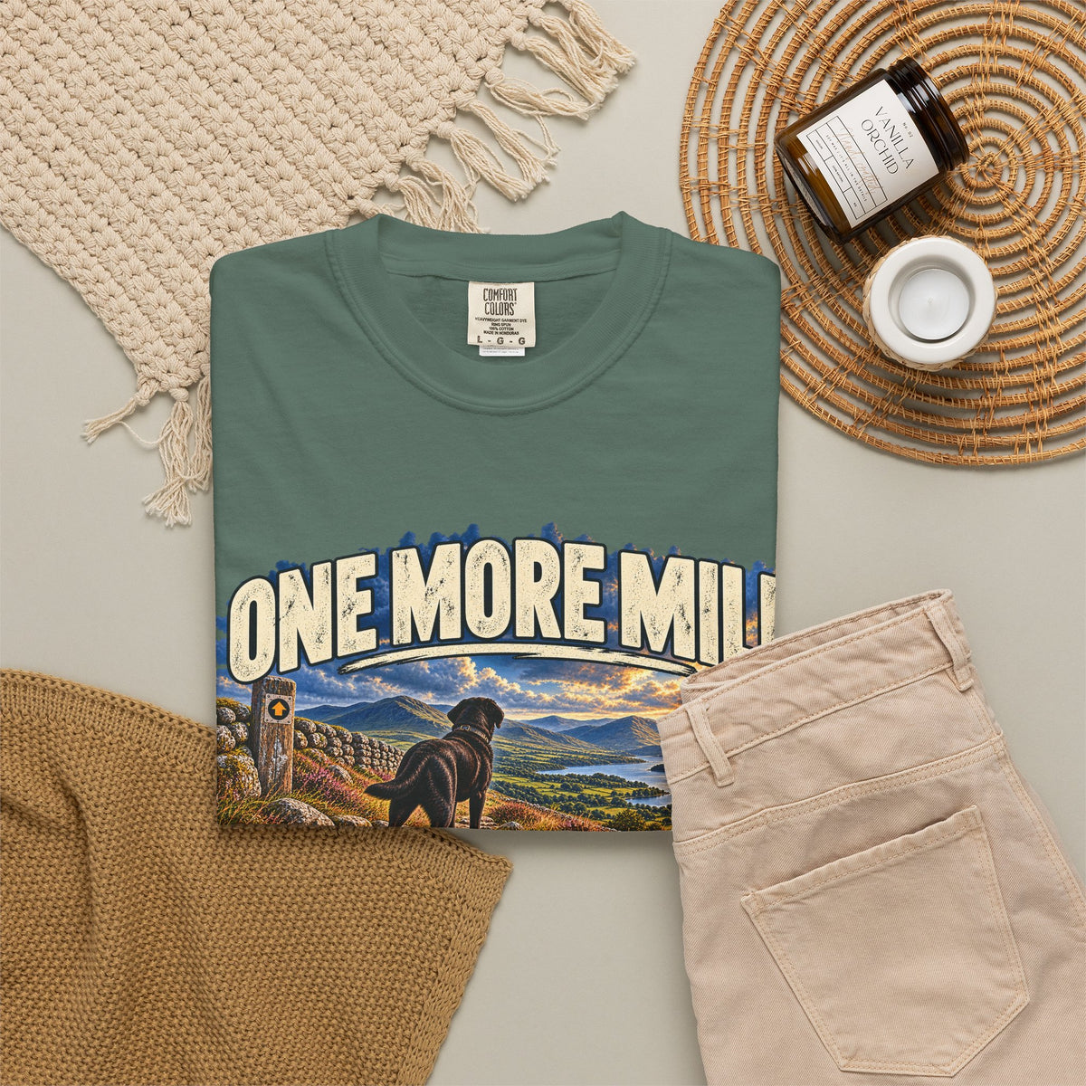 MiSQue Walk First — One More Mile Labrador T-Shirt