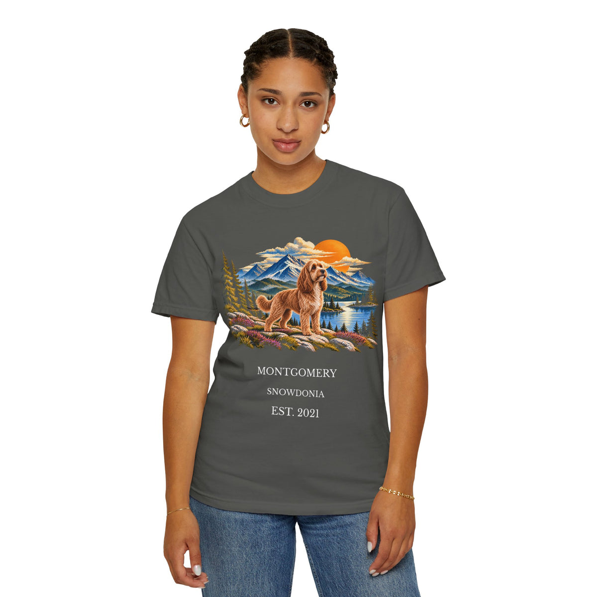 Personalised Horizon Dog T-Shirt D08