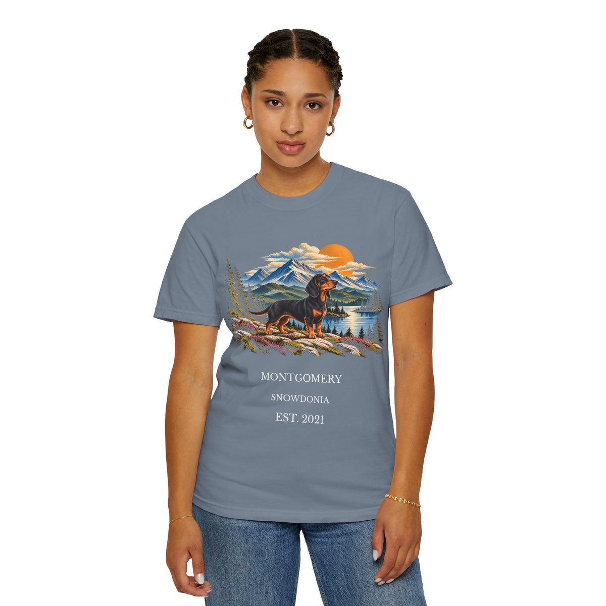 Personalised Horizon Dog T-Shirt D05
