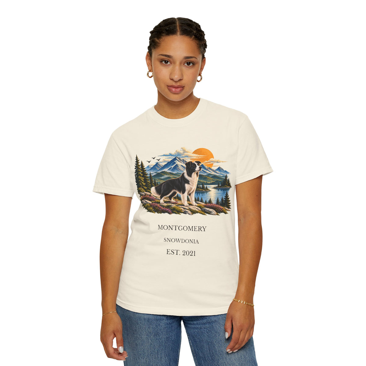 Personalised Horizon Dog T-Shirt D04
