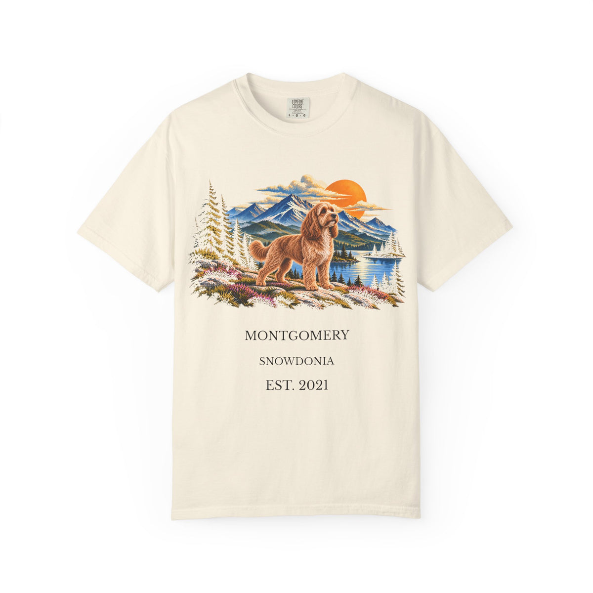 Personalised Horizon Dog T-Shirt D08