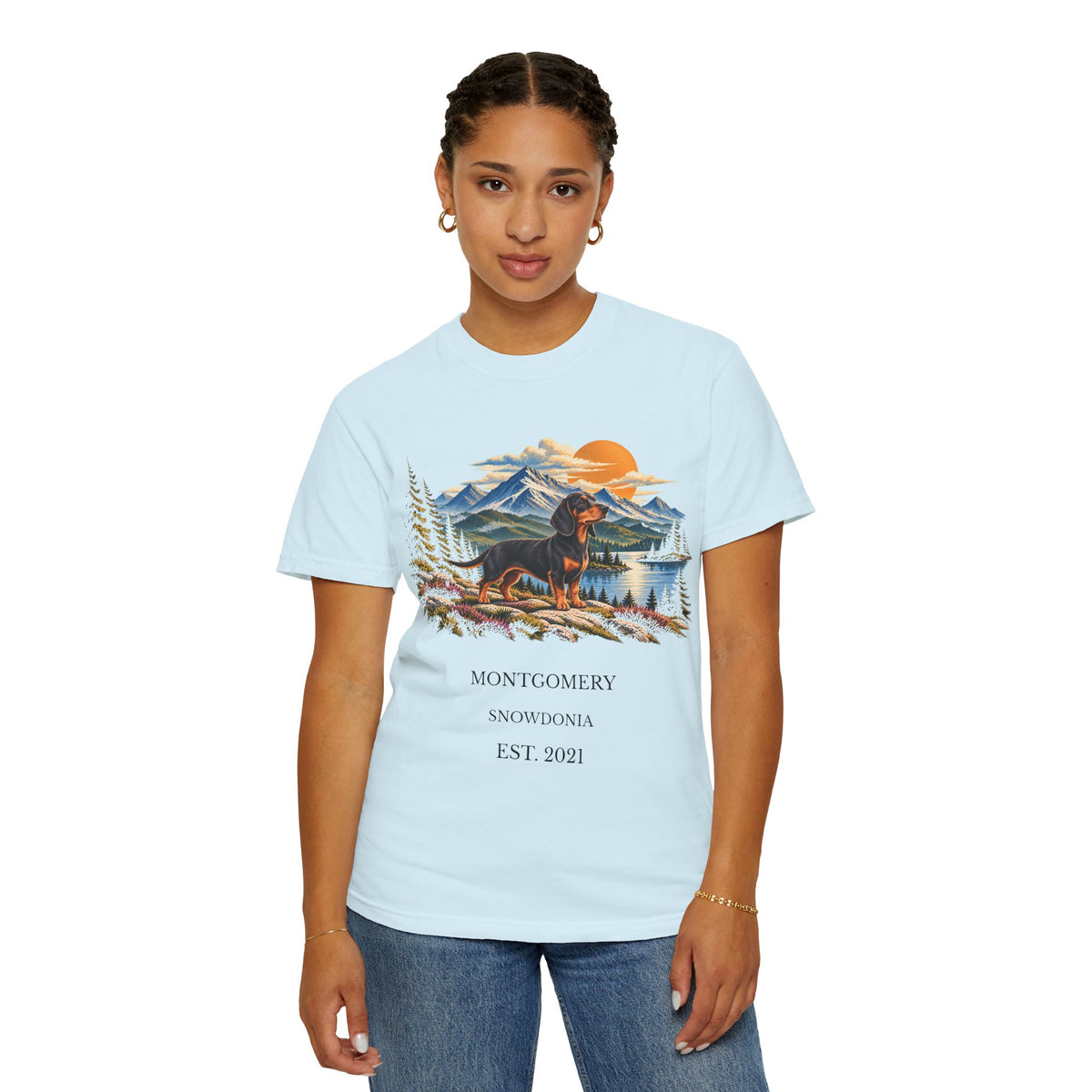 Personalised Horizon Dog T-Shirt D05