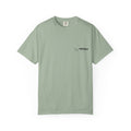 MiSQue The Wanderer T-shirt front view in green